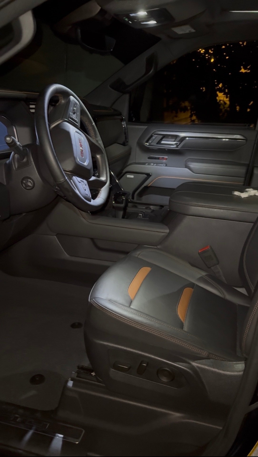 GMC truck interior after detailing